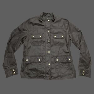 J. Crew Downtown Field Jacket Mossy Brown Large 19034